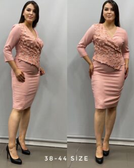 Peach Turkish Office Wear