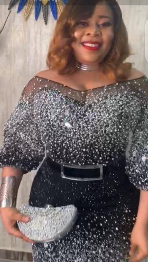 Turkish Fully Sequined Mirror Beaded Dress - Image 4