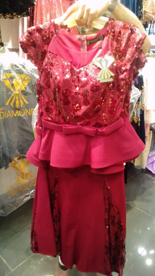 Oxblood Sequined 2-Piece - Image 2
